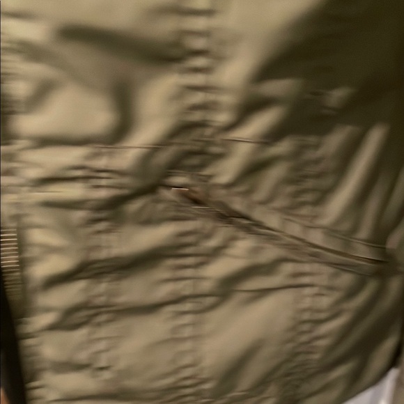 H&M Green Utility Jacket with Fleece Collar - Picture 3 of 9